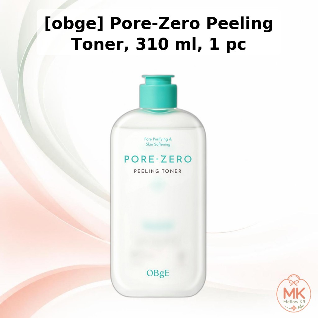 [obge] Pore-Zero Peeling Toner 310 ml 1 ชิ้น / Korean Peeling Toner / Refine Pores / ของแท้ 100% โดย
