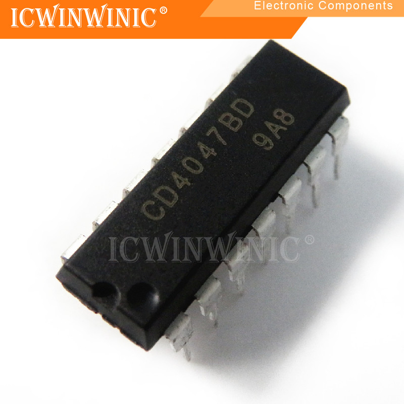 5 ชิ้น CD4047BE CD4047 DIP-14 ส่วนประกอบอิเล็กทรอนิกส์