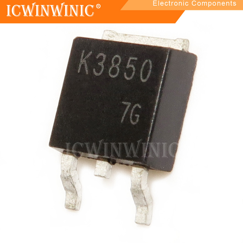 5 ชิ้น K3850 2SK3850 TO-252 ส่วนประกอบอิเล็กทรอนิกส์