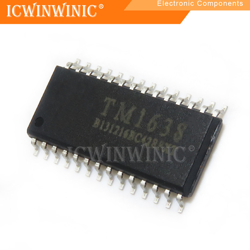 5 ชิ้น TM1638 1638 SOP-28 วงจรรวม IC