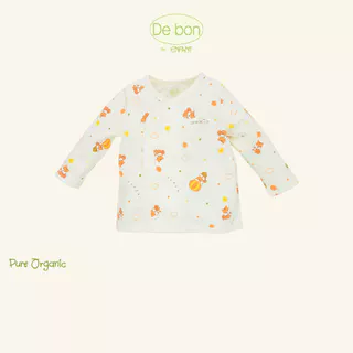 De Bon By Enfant เสื้อแขนยาว+กางเกงขายาว (ขายแยกชิ้น) ลายกระรอกบอลลูน แรกเกิด - 2ปี EJ2C76+EJ2C77+EJ4C75