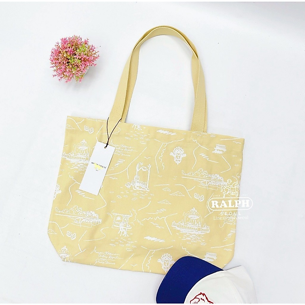 Maison Kitsune Parisian Map Tote