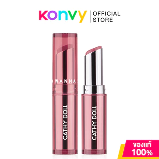 Cathy Doll Wanna Shine Lipstick 3g เคที่ ดอลล์ ลิปสติกเนื้อวาว สัมผัสชุ่มชื้น.