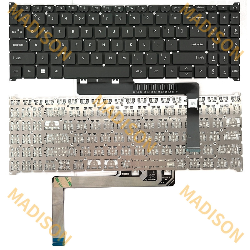 แป้นพิมพ์ US ใหม่สําหรับ Acer Extensa 15 EX215-23 N23C3,EX215-33,EX215-55 EX215-55G,EX215-56,AS N22C