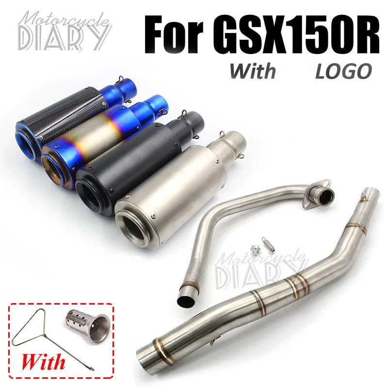 EM ท่อไอเสียรถจักรยานยนต์ขนาด 51 มม. สำหรับ S GSX150R GSXR150 GSXR125 GSX 150 ระบบไอเสียแบบเต็มพร้อม