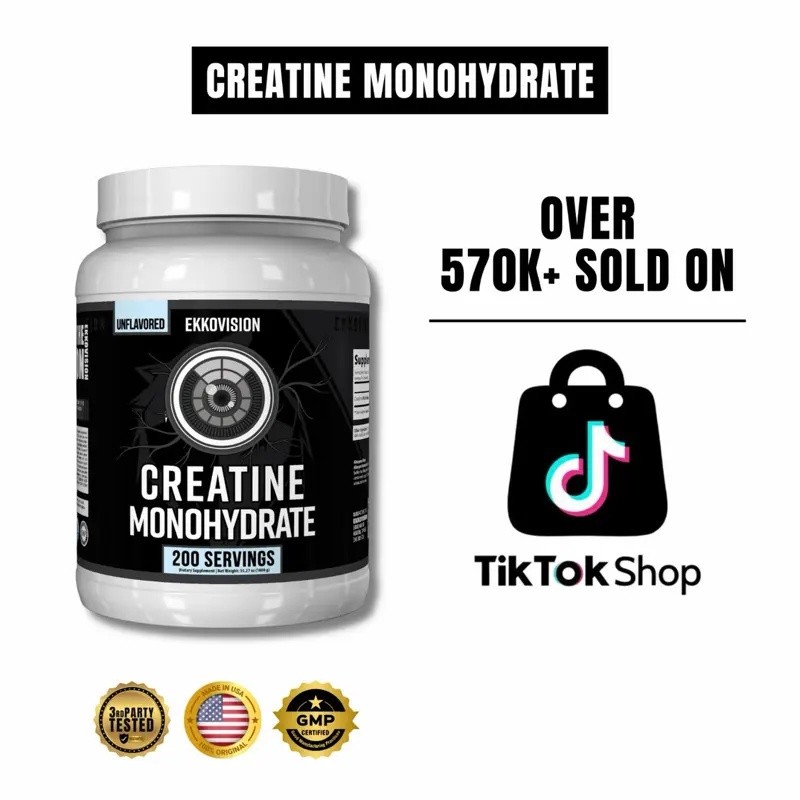 EKKO Creatine Monohydrate - 3rd Party Tested UYKJ