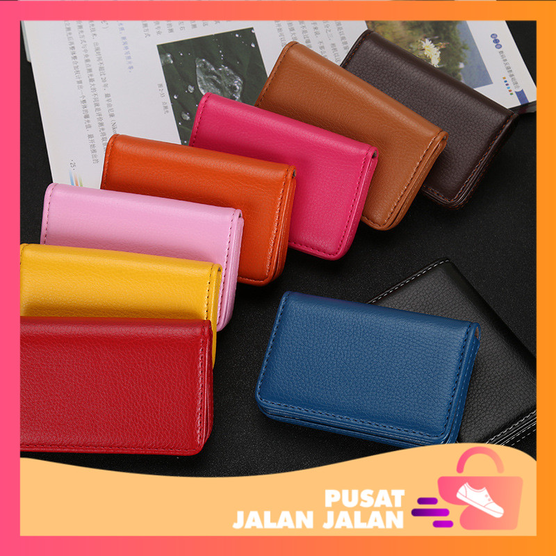 PJJ - D6829 Mini Card Wallet / Korean Fashion Card Wallet / Synthetic Leather Wallet