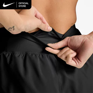 Nike Dri-FIT Women's Flow High-Waisted 2-in-1 Running Shorts - Black [IF1498-010]