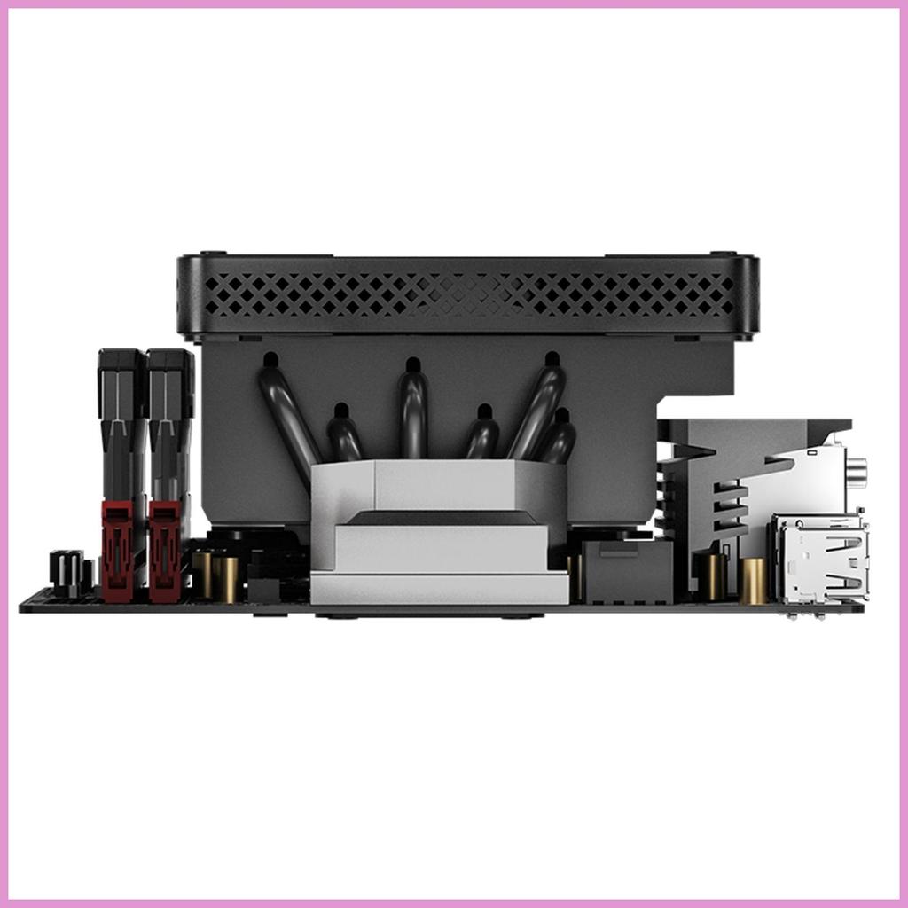 Jonsbo HX6200D หม้อน้ําหม้อน้ํา Zwart/Wit 6 Heatpipes หม้อน้ํา Argb Shenguang Synchronisatie Onderst