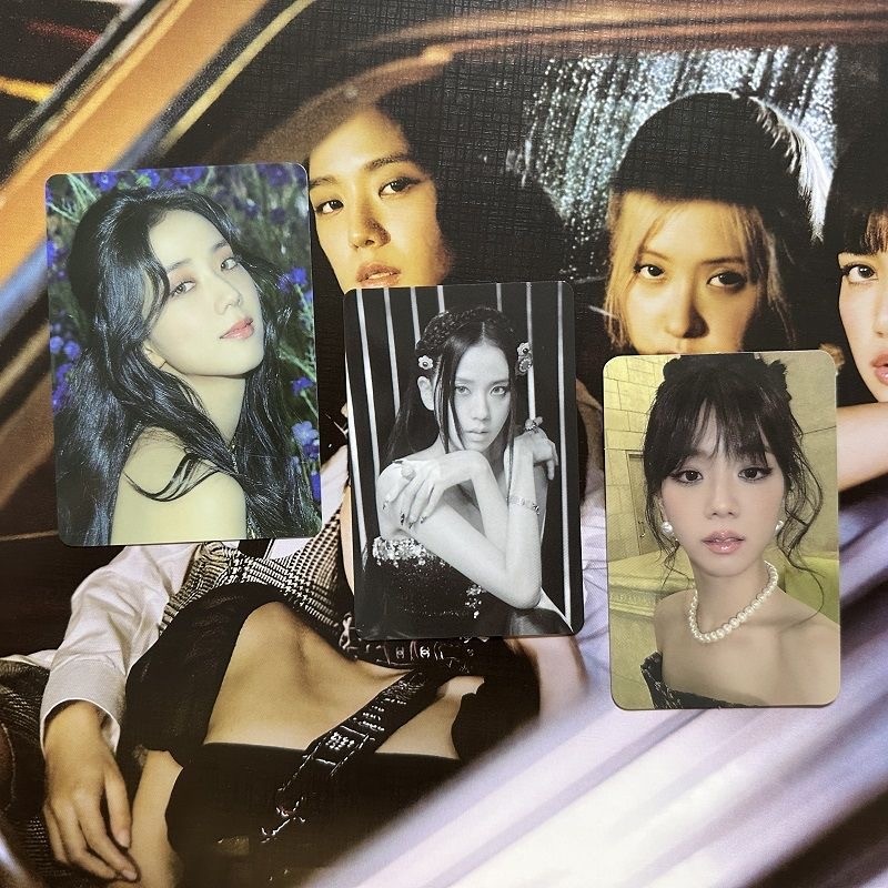 Kim Jisoo Photocard Jisoo การ์ดอย่างเป็นทางการ BLACKPINK Flower Sea Show yg Single Cover Bonus Black
