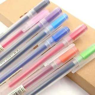 Muji ปากกาหมึกเจล 100% และไส้ปากกา