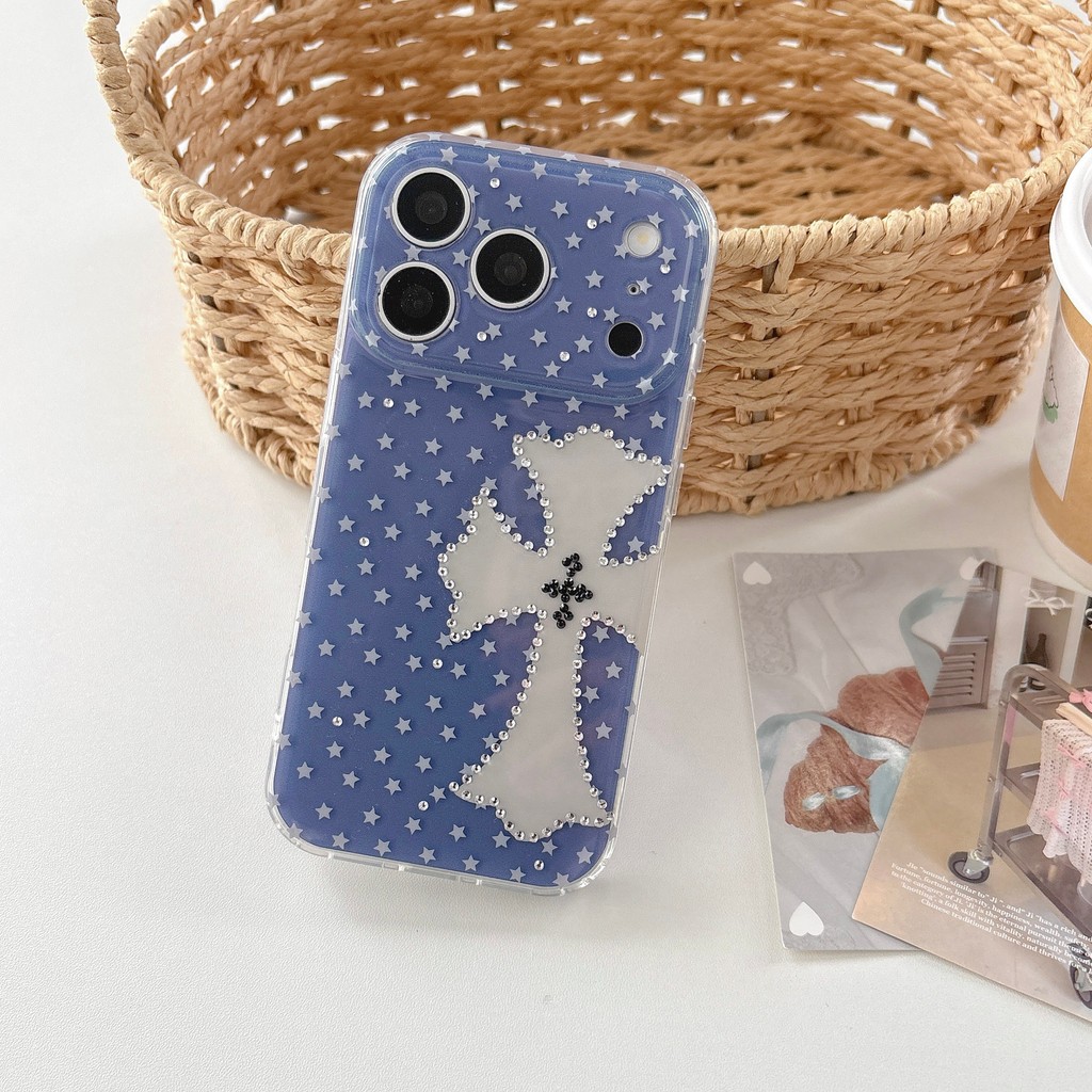 สําหรับ iphone17promax case 16 15 14pro/ IMD Point เจาะ Kros heart/iphone case 16PROMAX 15PRO 14 คุณ