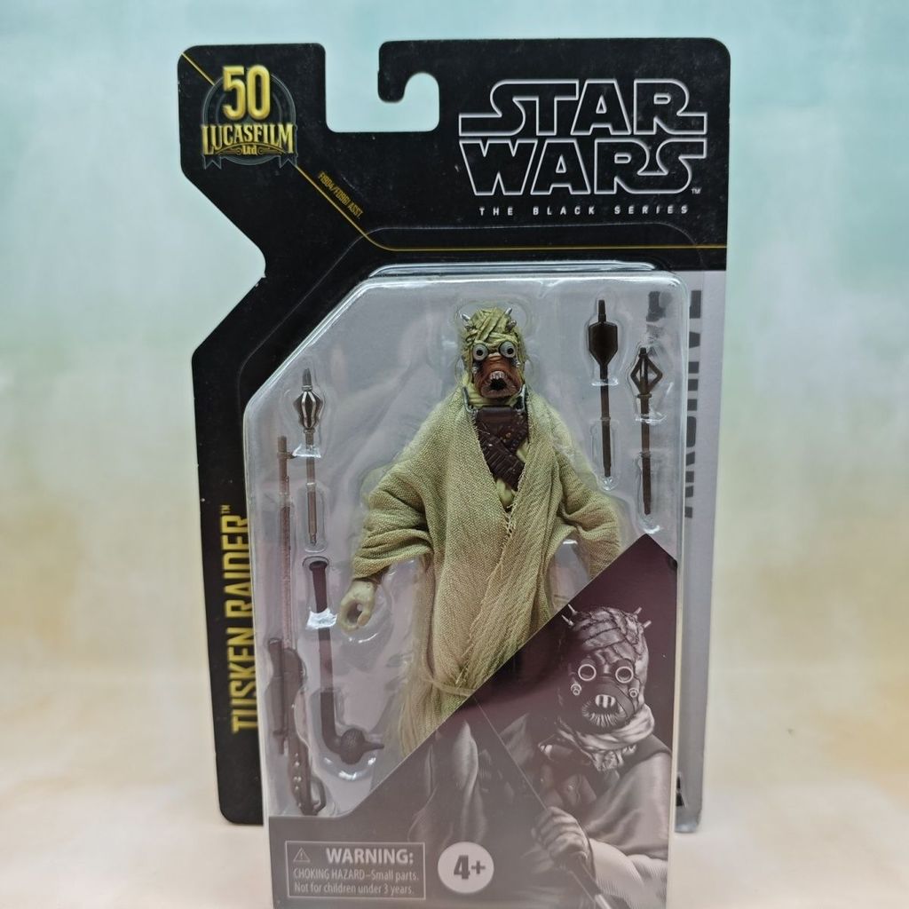 ของแท้พร้อมสต็อก Star Wars Tuscan Sandman 50th Anniversary Wall Card Series 20cm Action Figure Figur