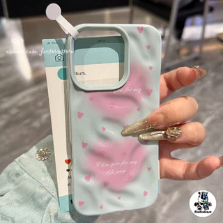 สําหรับ เคสไอโฟน 17 15 สำหรับ iPhone 13 16 11 15 17 14 12 Pro Max 15 14 16 7 8 Plus XR X XS ความรักเล็ก ๆ น้อย ๆ ที่หวาน