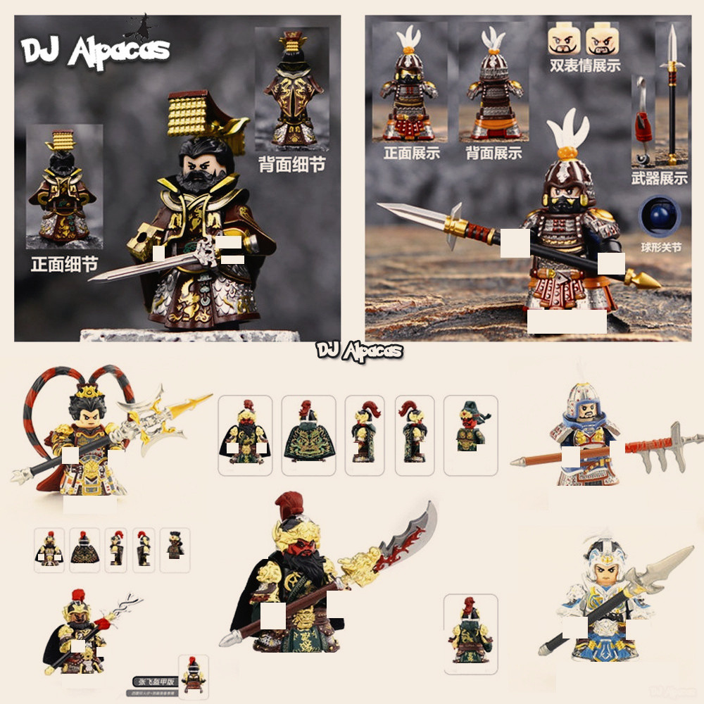 Sun Quan Assault Mini Figures ของเล่นตุ๊กตาสะสม Battalion Lu Bu Zhao Yun