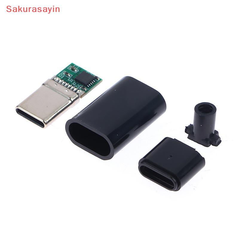{Sakurasayin} 5A PD/QC Decoy Board 5V 9V 12V 15V 20V Module PD 2 3.0 DC Trigger Cable USB Type-C Mal