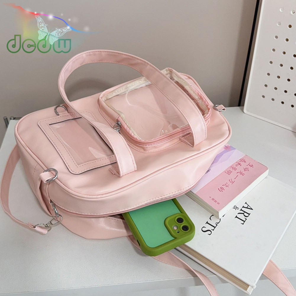 ญี่ปุ่น Ita Bag Crystals หน้าต่างด้านหน้าแบบใสสําหรับแสดงการ์ด อะนิเมะ Conventions และเหตุการณ์คอสเพ