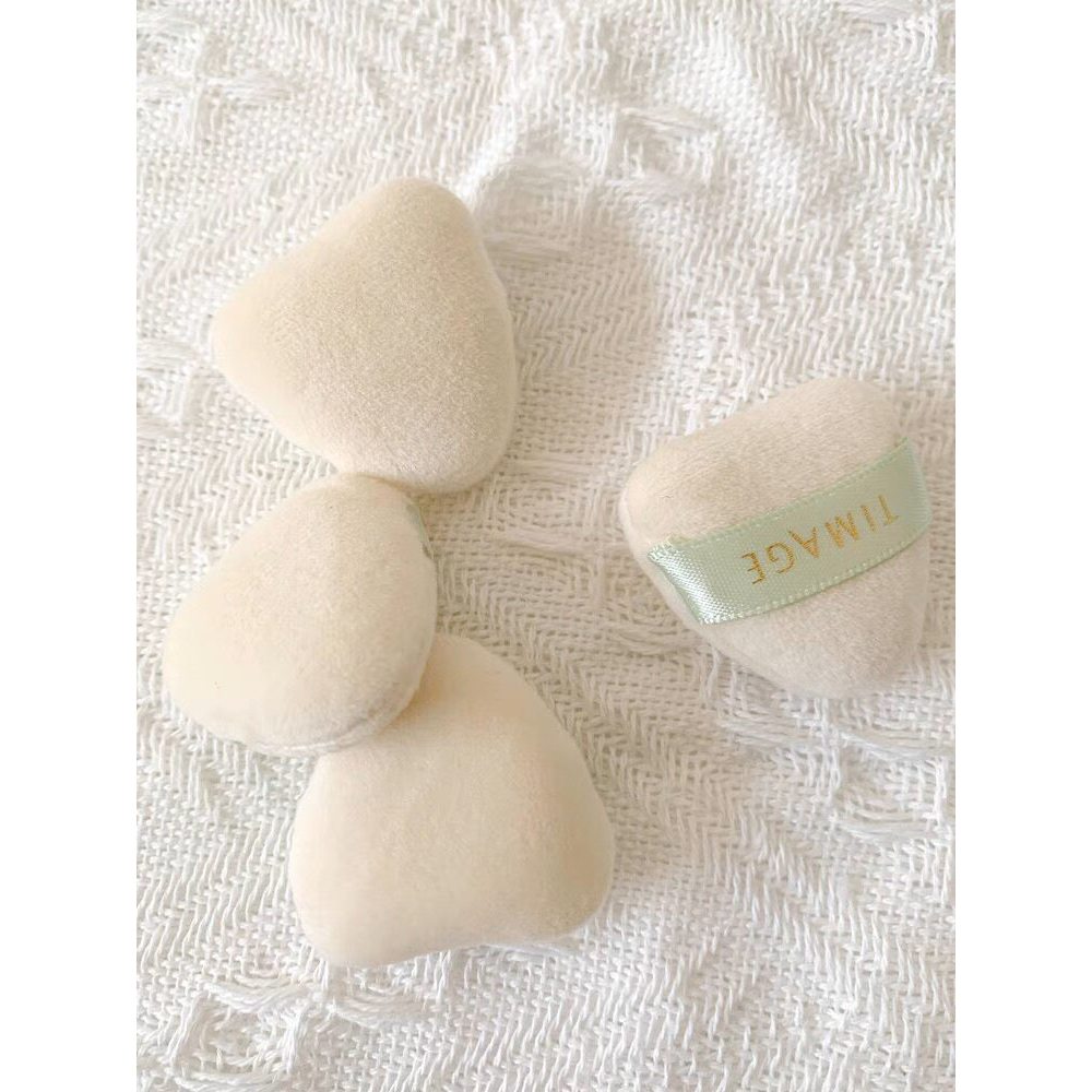พัฟคุชชั่น พับแต่งหน้า Caitang TIMAGE Original Blush Fur รองเท้าแตะพัฟ Thumb Puff Foundation พัฟแต่ง