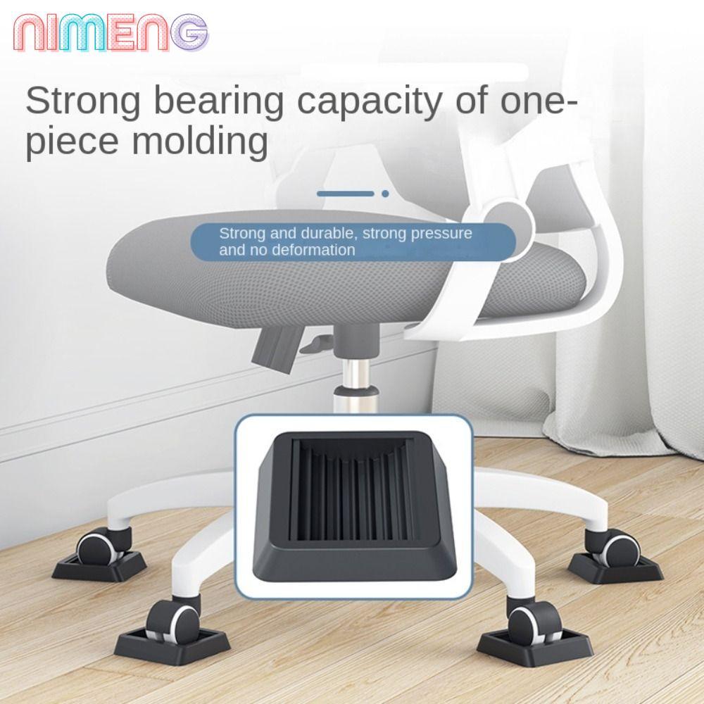 NIMENG เก้าอี้ Fixing Pad เฟอร์นิเจอร์ฟุตเฟอร์นิเจอร์ล้อ Fixed Pad หนา Roller Feet MAT โซฟาชั้น MAT Feet Protector เก้าอี้เท้า Pad