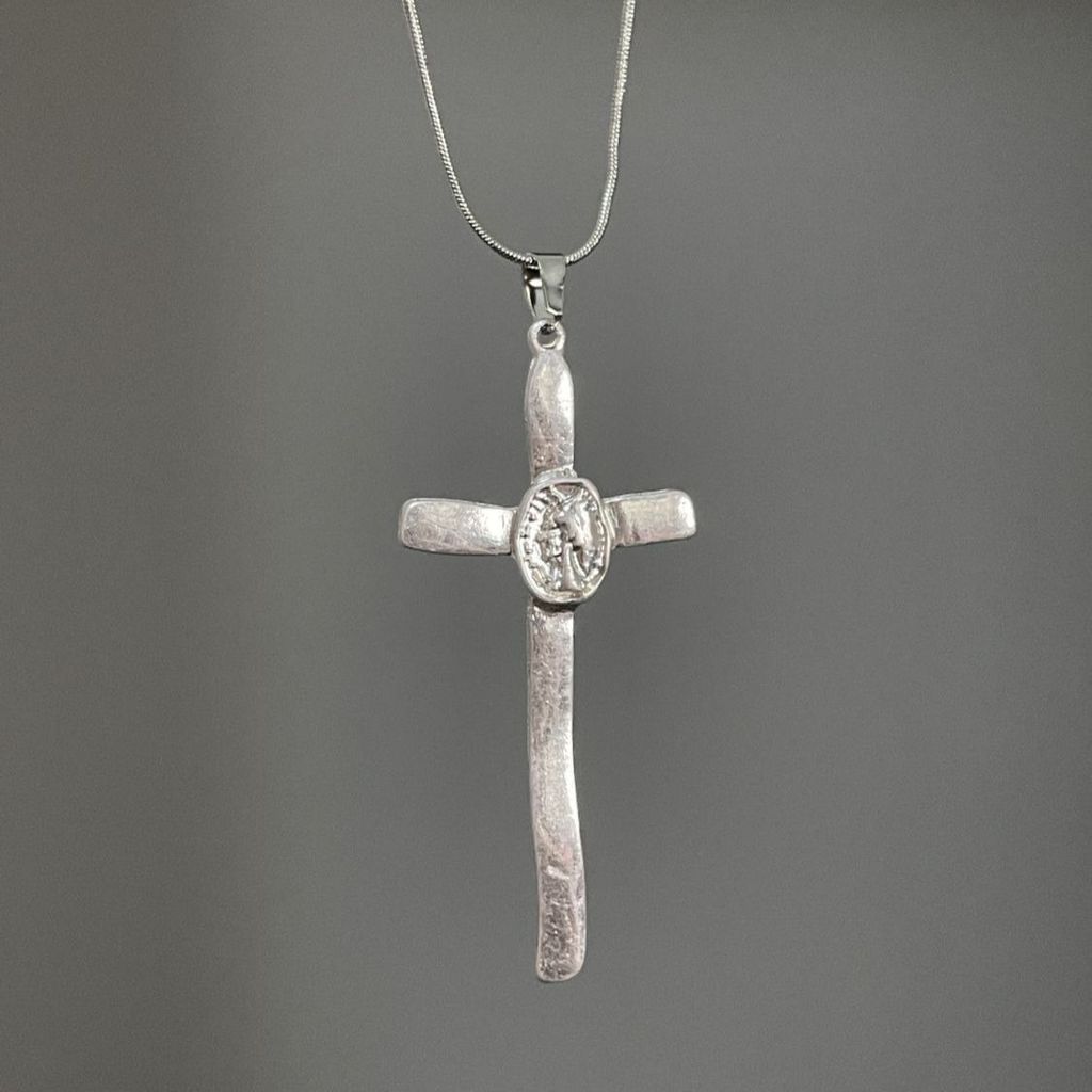 Sweet Cool Hot Girl y2k Vintage Crossสร้อยคอหญิงAbi Millennium Punk Clavicle Chain All-Matchสร้อยคอท