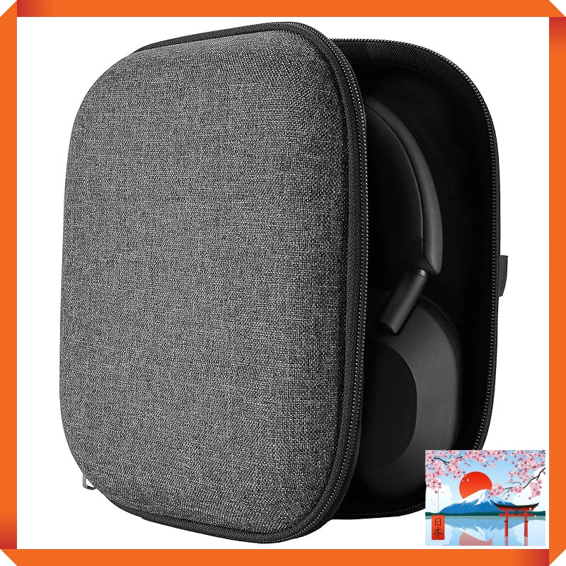 Geekria Headphone Case Compatible with Sony WH-1000XM5, WH-CH720N, WH-CH710N, WH-CH700N, WH-XB920N, 