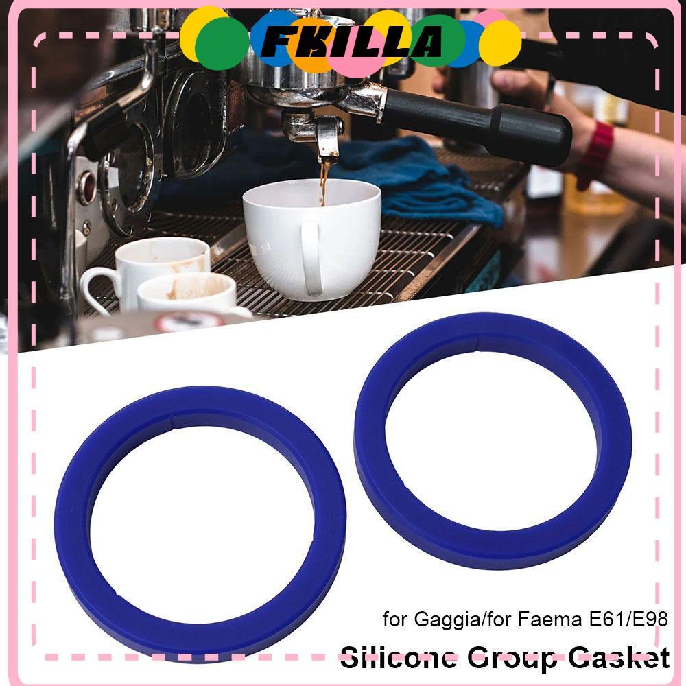 FKI 1 ชิ้นปะเก็นกลุ่มซิลิโคน, E61 Leakproof Group Head Seal Kit, 8.5 มิลลิเมตร O-Ring ปะเก็น Coffeew