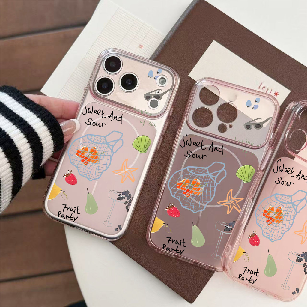 เคสสาวๆลายการ์ตูนหวานๆ กันกระแทกปกป้องกล้อง ใสกันรอย สำหรับ iPhone16 11 15 13 XR 7Plus 14