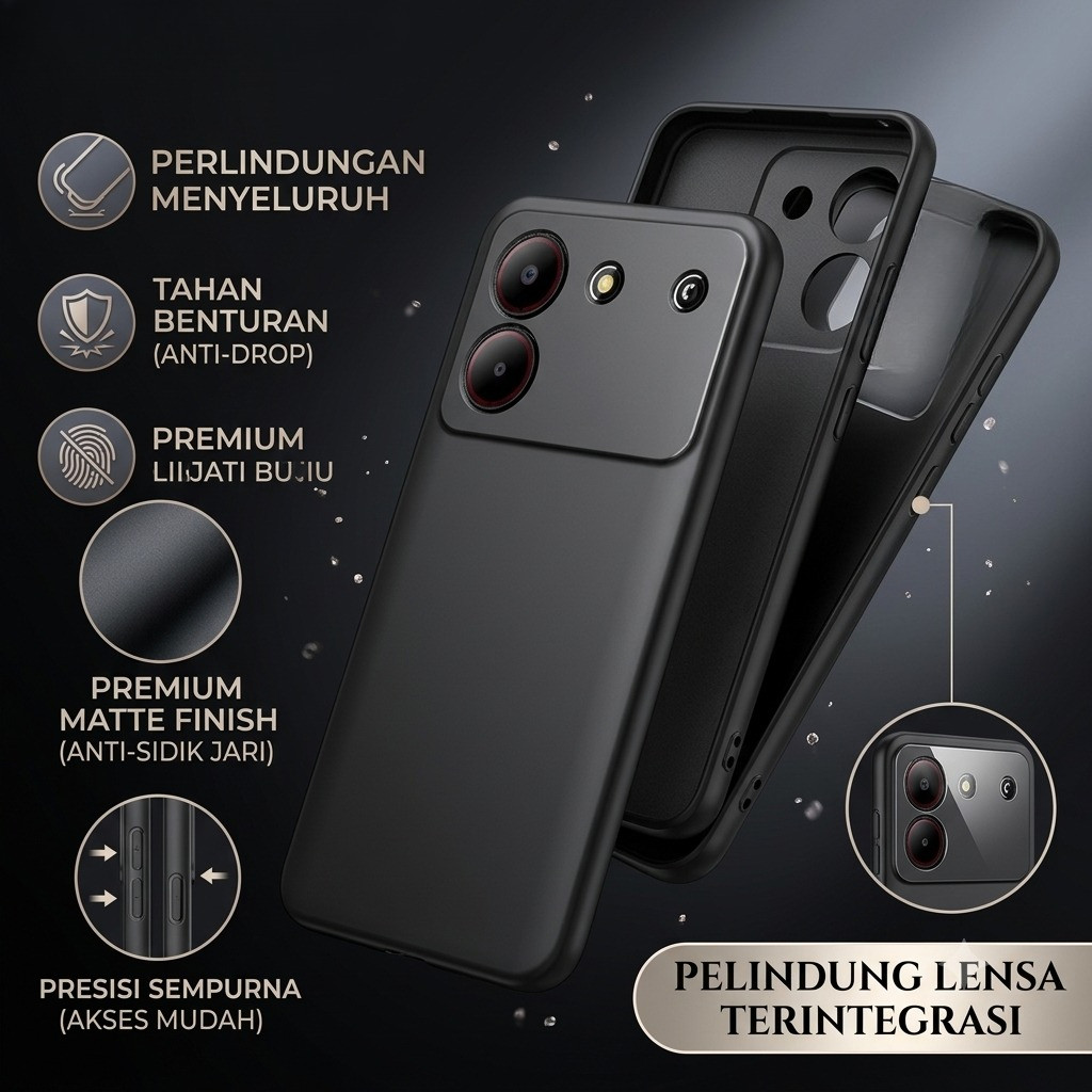 KING CASE สําหรับ ZTE BLADE A54 / A34 MACAROON SOFTCASE SILICONE PREMIUM SOLID SLIM FIT ฝาครอบเคลือบ