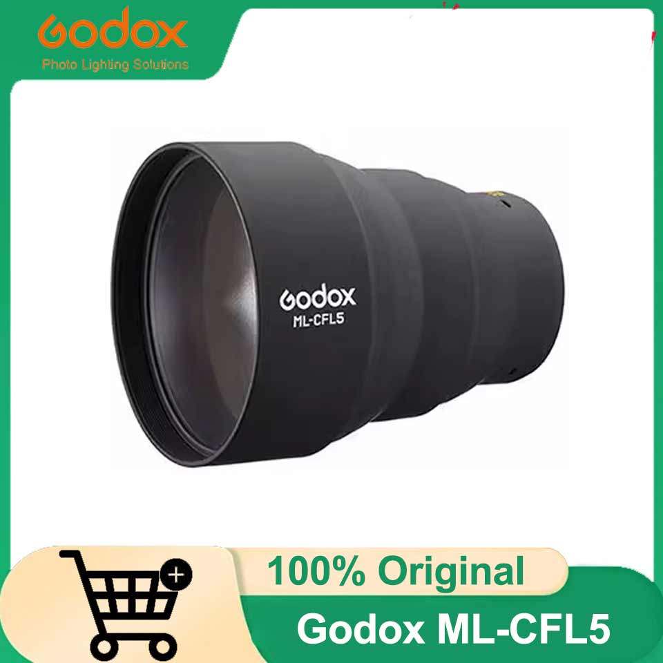 Godox ML-CFL5 พับ Fresnel เลนส์สิ่งที่แนบมาการถ่ายภาพอุปกรณ์เสริมสําหรับ Godox ML100Bi ML100R ML80Bi