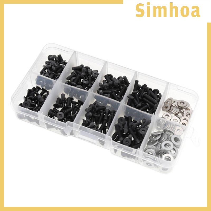 [SIMHOA] Vehicle Screw Assortment Organizer Box Cables and Screw Box for RC 1 10 Car Repair and Upgr