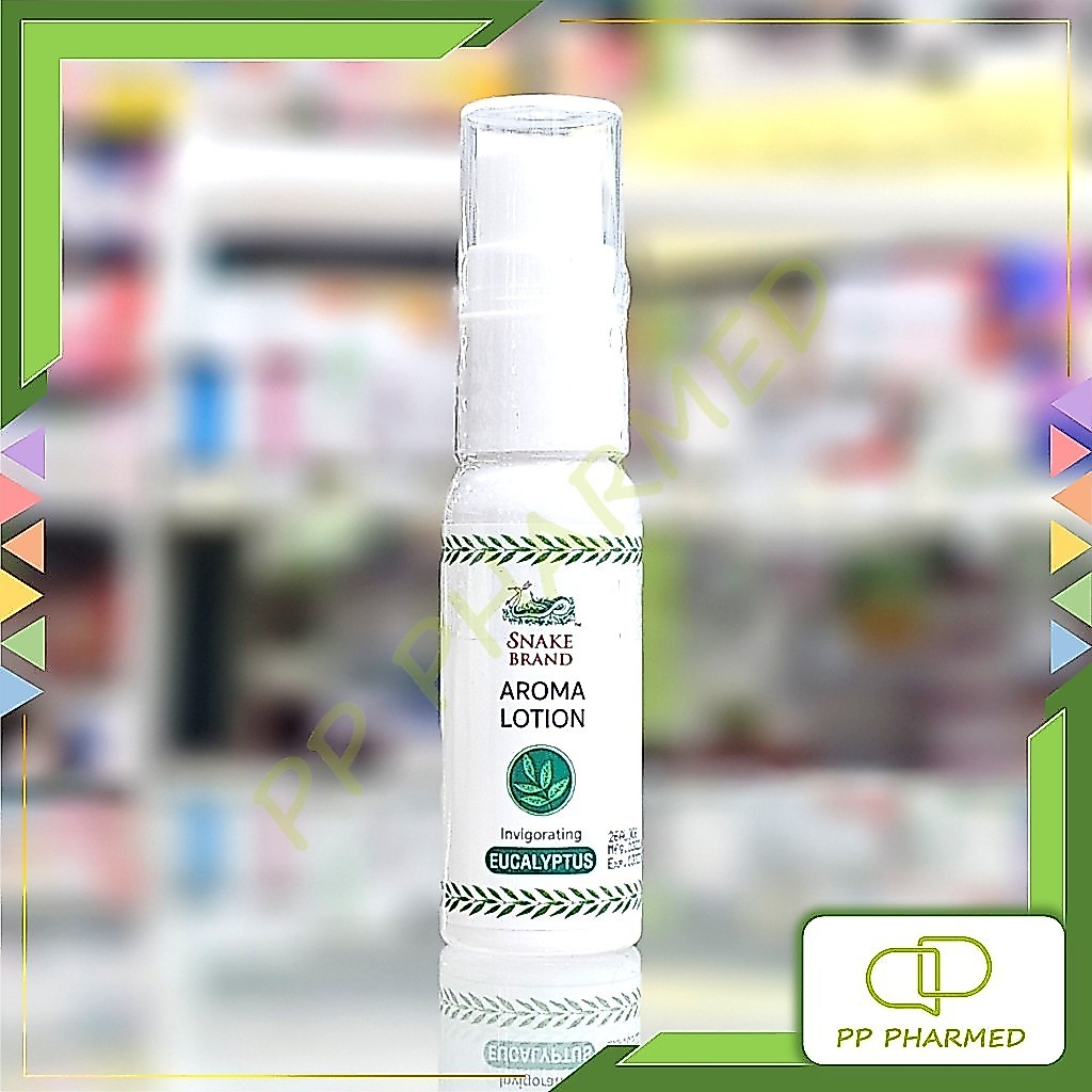 Snake Brand โลชั่น กลิ่นยูคาลิปตัส ตรางู Aroma Lotion 15ml