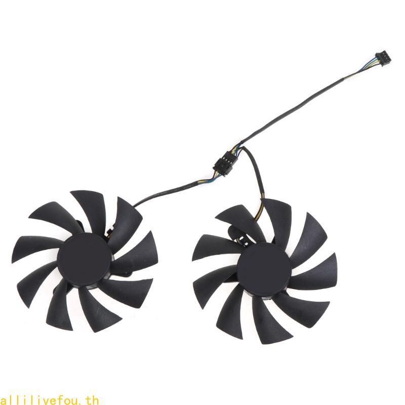 LIVE 2PCS 87 มม.กราฟิกการ์ดพัดลมระบายความร้อน GA92A2H 4Pin 12V Cooler สําหรับ Zotac GeForce