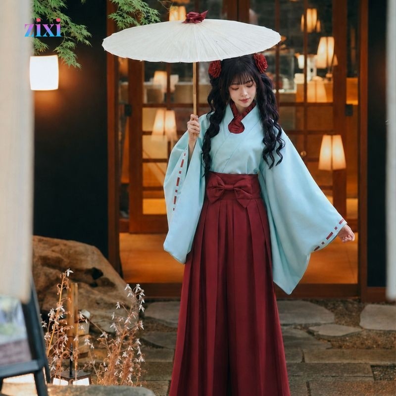 Earth-bound Boy Hanako-kun COS Akane Aoi Witch ชุดคอสเพลย์ชุด