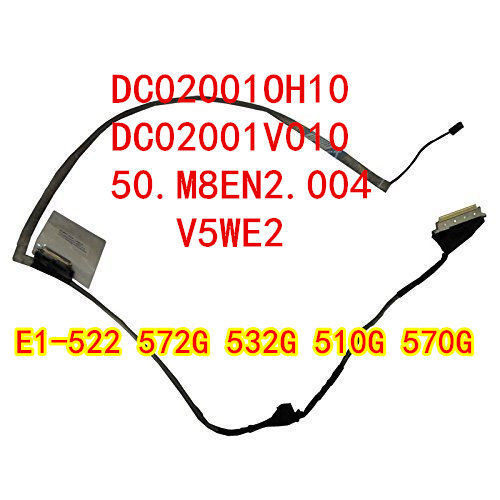 สาย LCD หน้าจอ DisplayPort สายเคเบิลสําหรับ ACER E1-572G 532G 510 570G Z5WE3 V5WE2 dc02001oh10