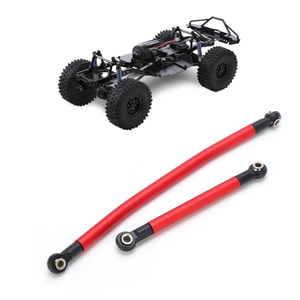 CFTGIW อลูมิเนียมพวงมาลัย Link Link Link Linkage Tie Rod Kit สําหรับ Axial Scx10 90046 90047 RC CarS