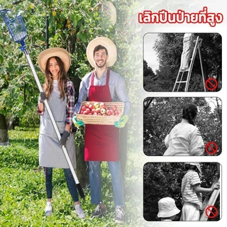 ที่สอยผลไม้ ที่สอยมะม่วง เก็บผลไม้ได้อย่างมหัศจรรย์ มาพร้อมแผ่นฟองน้ำปกป้องผลไม้ VitalHome