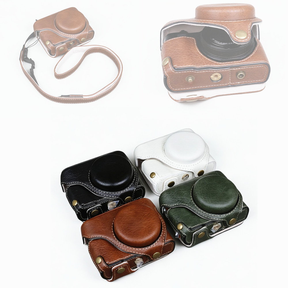 เคสกล้องหนังสังเคราะห์สําหรับ Panasonic Lumix ZS300 TZ300 DC-ZS300 DC-TZ300
