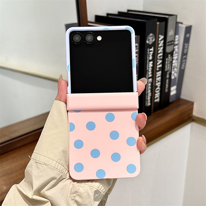 Wave Point สร้อยข้อมือเคสโทรศัพท์สําหรับ Samsung Galaxy Z Flip 8 7 FE 6 5 พร้อมบานพับป้องกัน