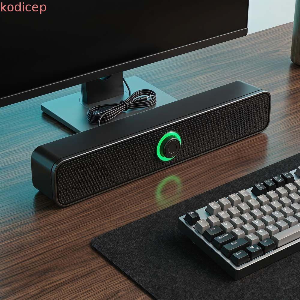 KODICEP1 PC Soundbar, ลําโพง Soundbar โฮมเธียเตอร์แบบขับเคลื่อน USB, ระบบเสียงรอบทิศทางเสียง, โฮมเธี
