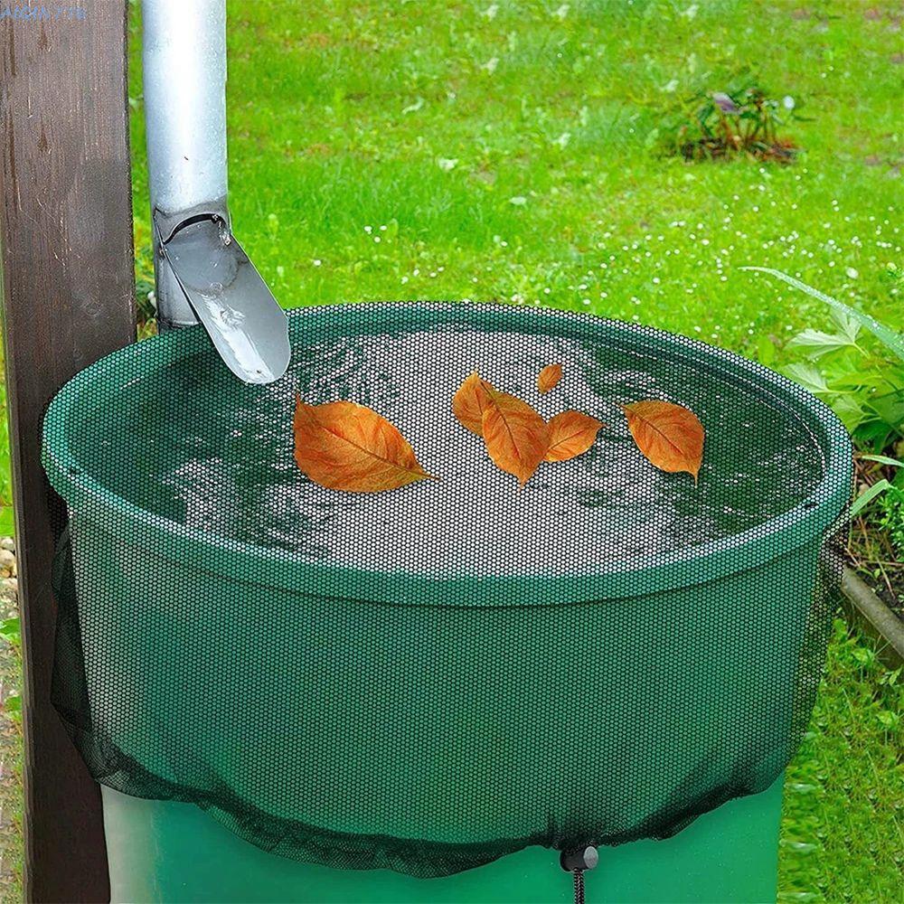AIQIN77 Rain Barrel Cover Water Tank Protector ปรับ Nonwoed Anti-mosquito พร้อม Drawcord Catchment N
