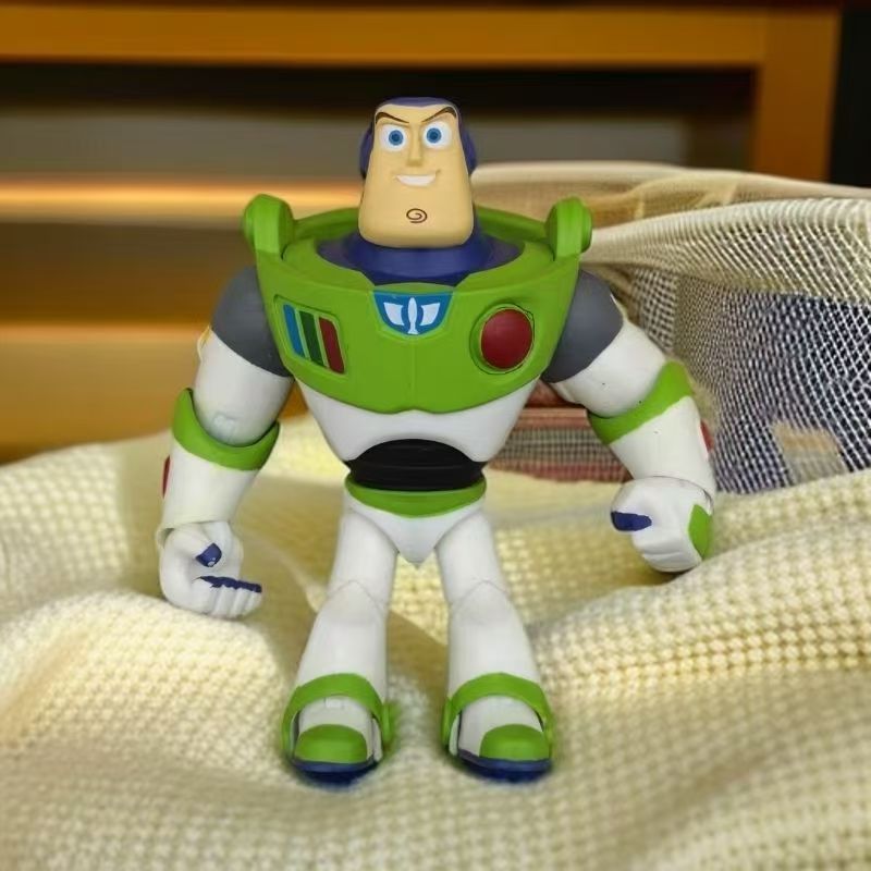 Toy Story Buzz Lightyear หุ่นยนต์ที่สามารถเคลื่อนย้ายของเล่นเด็กรูปตุ๊กตาตกแต่งของขวัญพร้อมสต็อก Fast Shipping
