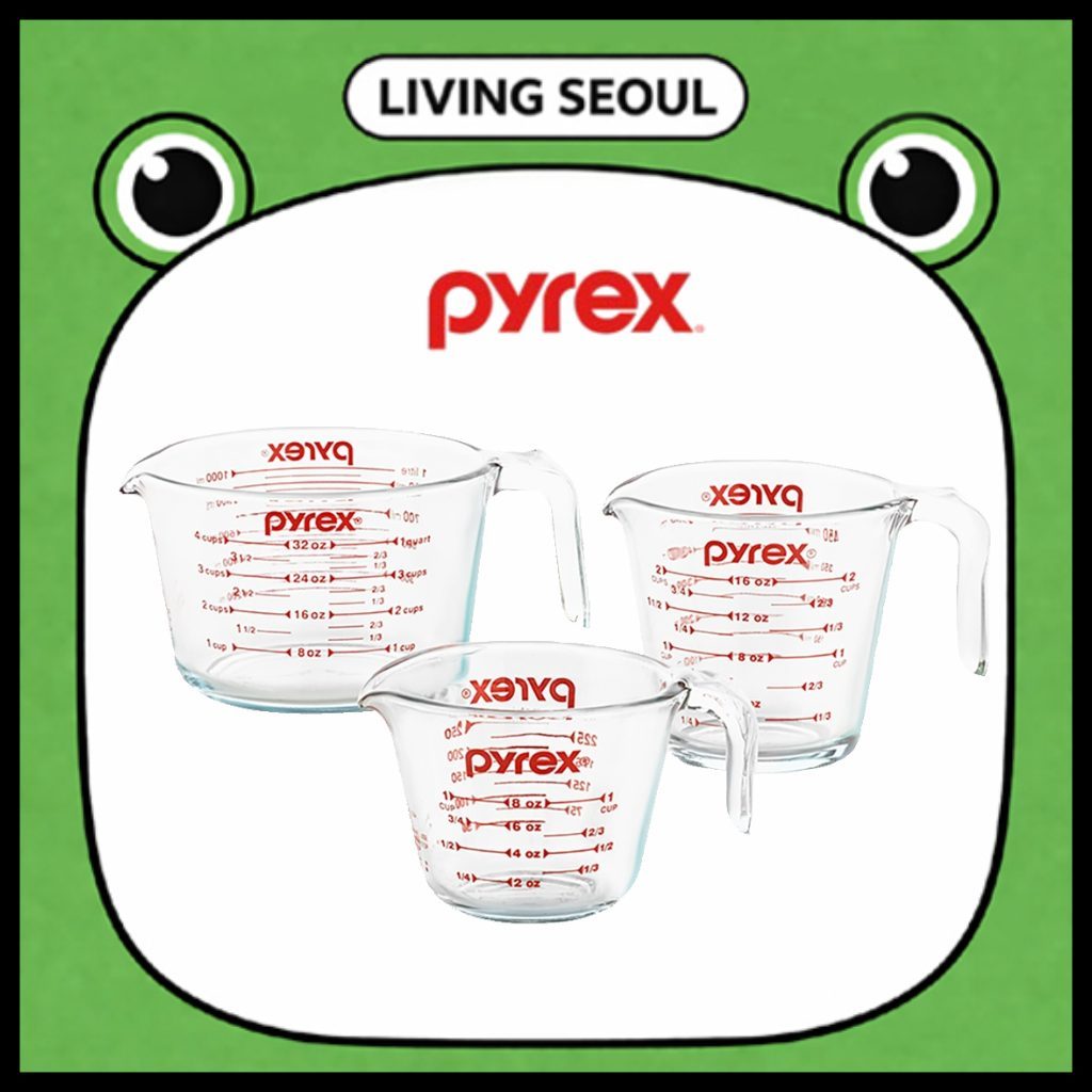 ถ้วยตวงแก้วทนความร้อน Pyrex / Original 250ml, 500ml, 1000ml / อุปกรณ์อบขนม
