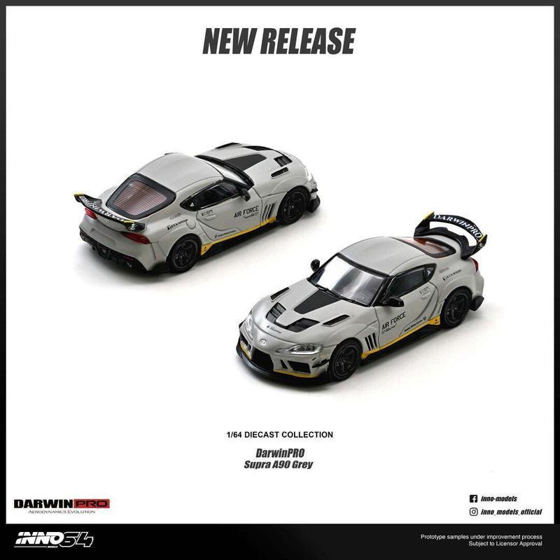 INNO 1: 64 Toyota SUPRA SUPRA SUPRA A90 DarwinPRO Darwin โมเดลรถโลหะผสม
