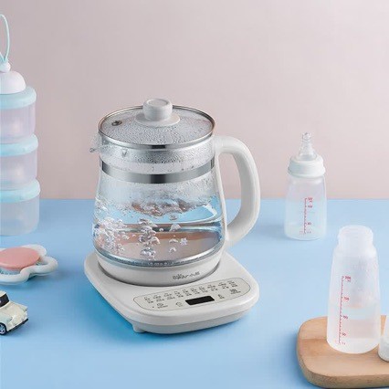 หมีน้อยบ้านของใช้ประจําวันกาต้มน้ําเพื่อสุขภาพในครัวเรือนแบบพกพากาต้มน้ําไฟฟ้า 1.5 LYSH-C15W1