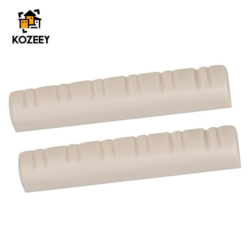 [KOZEEY] 2x Curved Slot Nut 12 Strings เครื่องมือกีตาร์เปลี่ยนสีเบจ