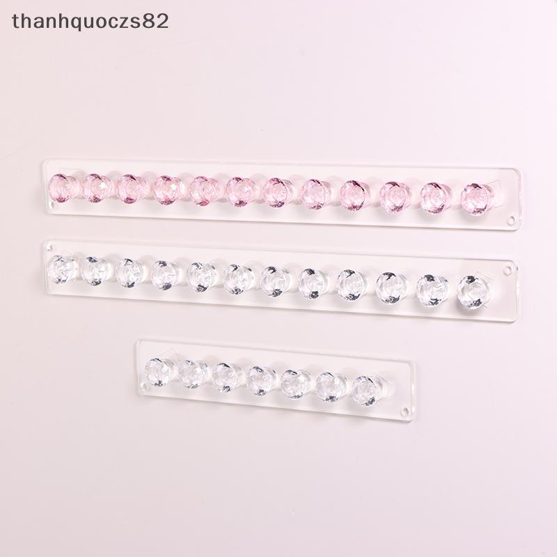 T & O 7/12 Hook อะคริลิคโปร่งใส jewerly Storage Rack สําหรับต่างหูสร้อยคอแขวนผู้ถือติดผนังขาตั้งจอแส