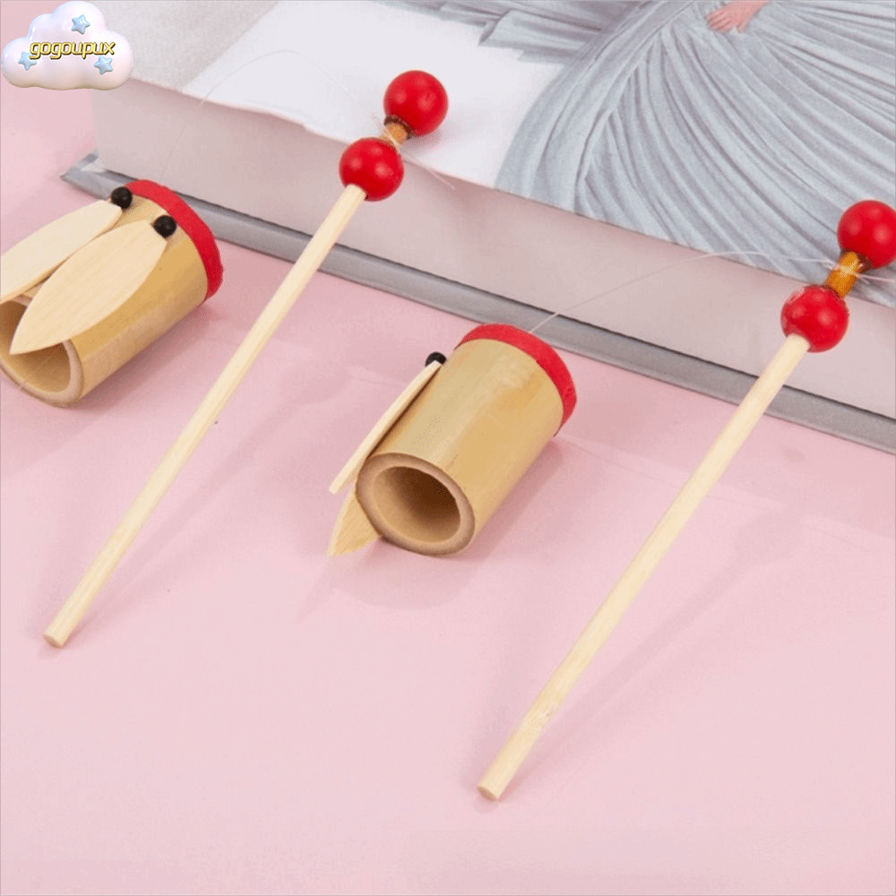 GOGOUGO Cicada เครื่องบันทึกเสียง, เขย่าไม้ไผ่เปิดใช้งานไม้ไผ่ Cicada Sound Maker, แฟชั่น Cicada รูป