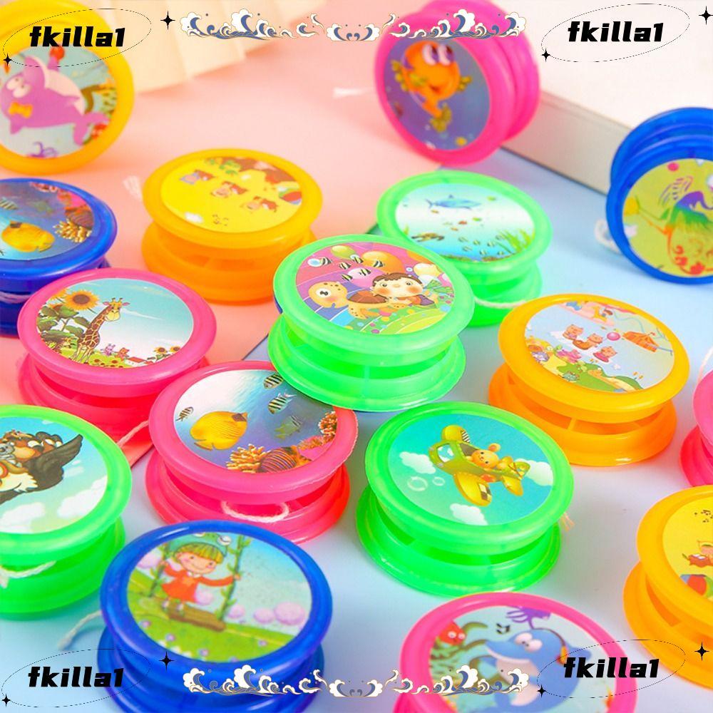 FKILA 1A Yoyo Ball, Anti Drop พลาสติก Yoyo ของเล่น, ทนต่อการสึกหรอทนทานความเข้มข้น Dead Sleep Yoyo