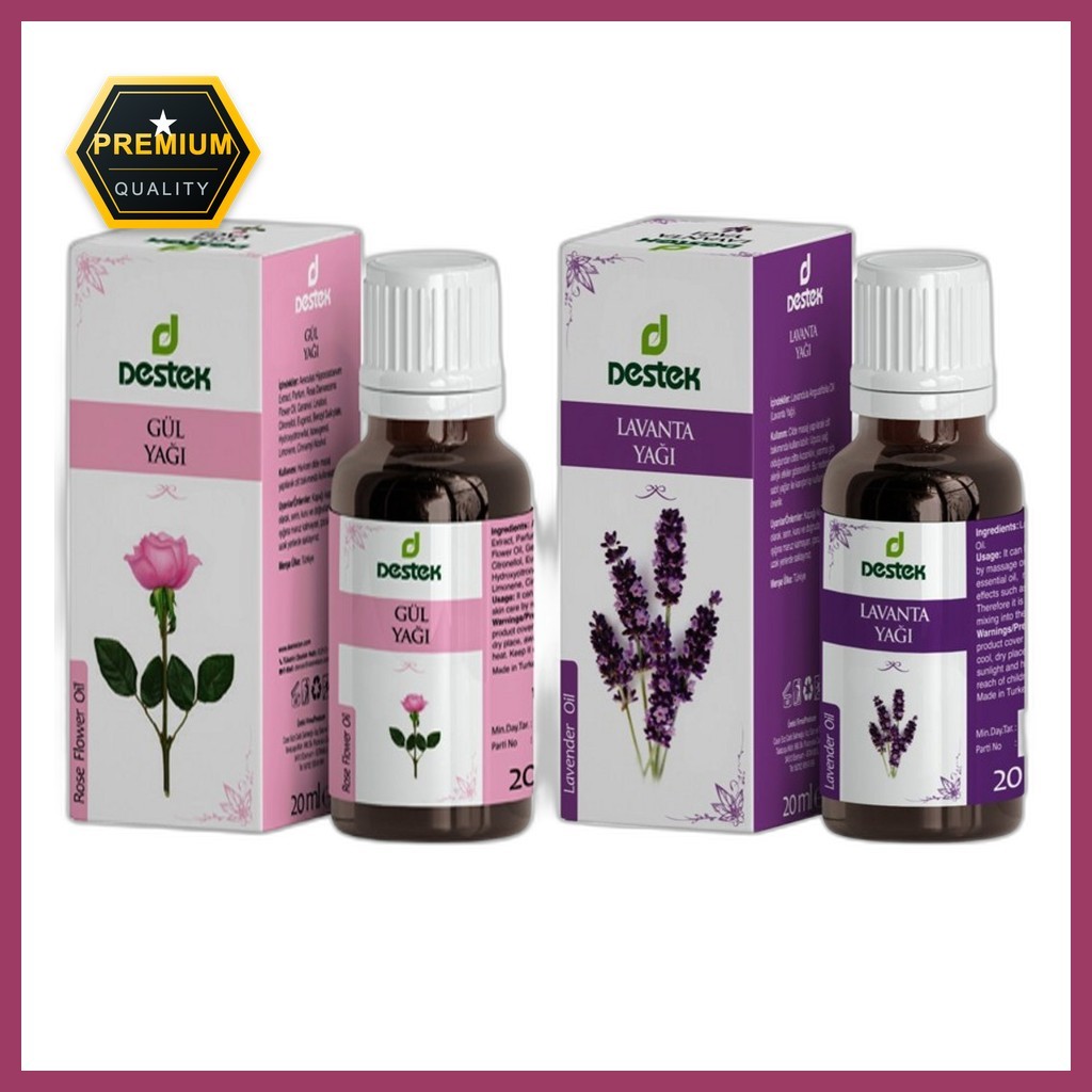 [destek] Lavender Oil / Rose Oil, 20ml, 1pc / Korean Lavender Oil / Aromatic Blend / ของแท้ 100% โดย
