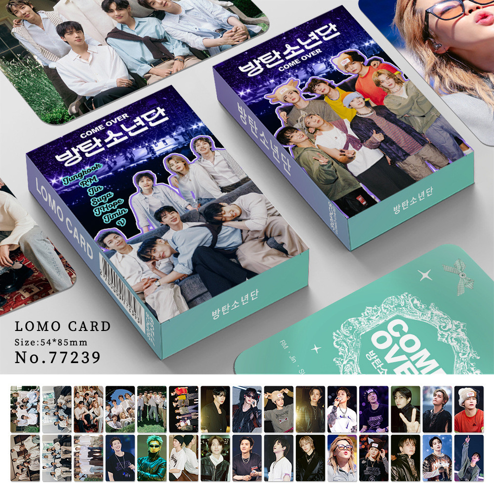 30-127pcs ARIRANG มากว่า Photocards WORLDTOUR V TYPE PERMISSION TO DANCE ON STAGE FESTA Jin ECHO J-H
